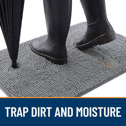 Super Absorbent Dog Door Mat – Non-Slip, Fast-Drying Microfiber Pet Rug for Muddy Paws (30" × 20")