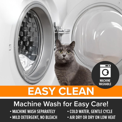 Self-Warming Cat Bed Pad – Reversible, Self-Heating Mat for Indoor & Outdoor Cats (21x17")