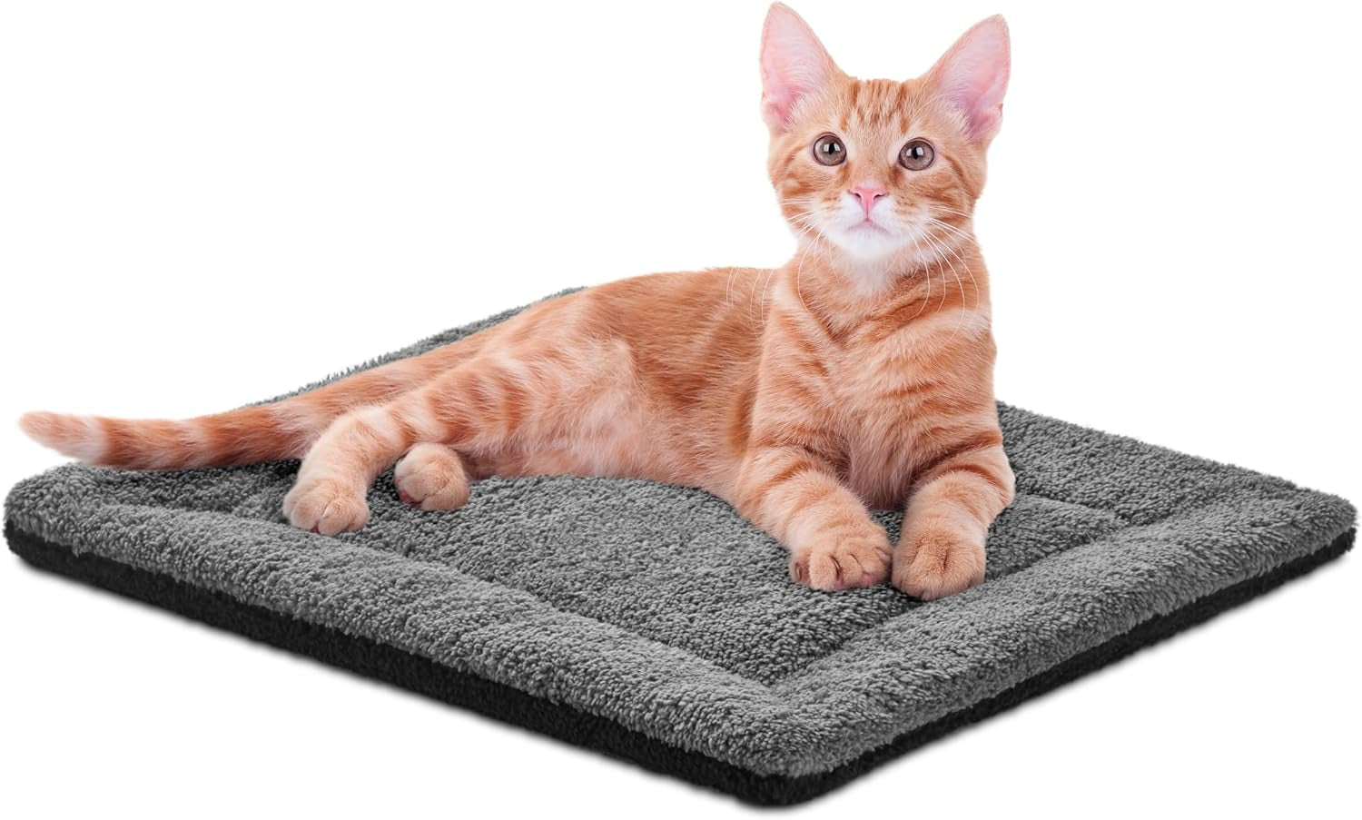 Self-Warming Cat Bed Pad – Reversible, Self-Heating Mat for Indoor & Outdoor Cats (21x17")